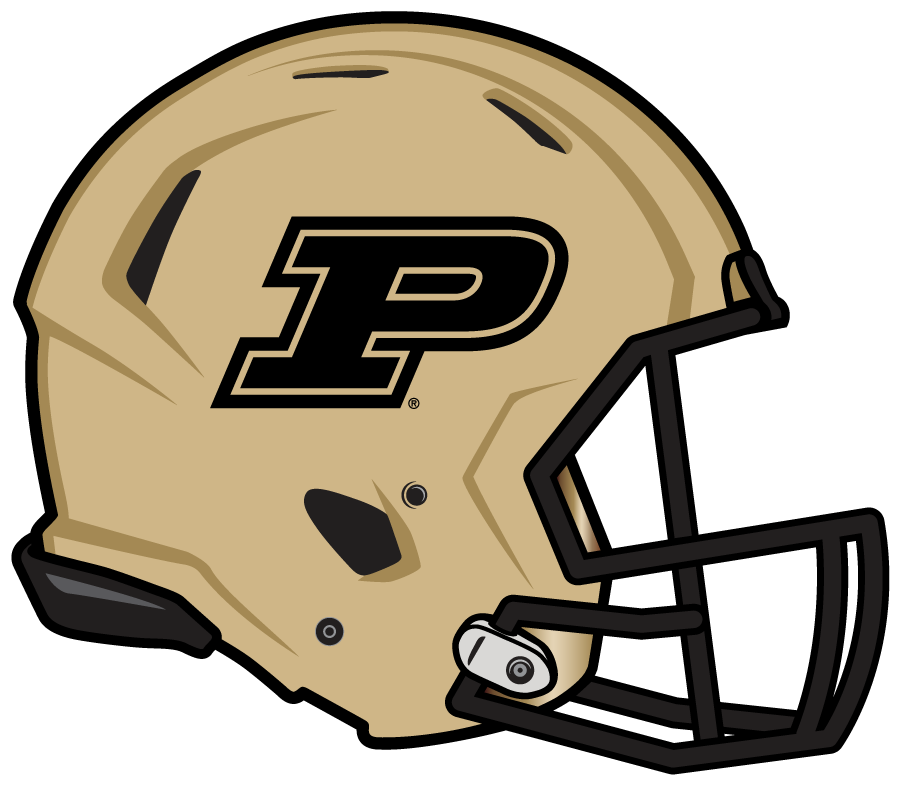 Purdue Boilermakers 2018-Pres Helmet Logo v2 diy DTF decal sticker